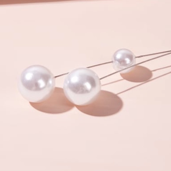 ⚡️STUNNING ⚡️FAUX PEARL EARRINGS- Earring - Picture 6 of 6